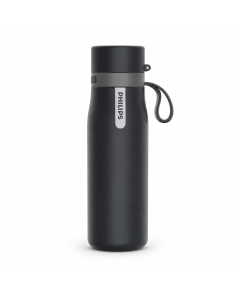 Botella de filtración Philips GoZero de 550ml Acero Inox Gris